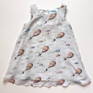 Dr Seuss Hot Air Balloons & Cloud Dress 2T